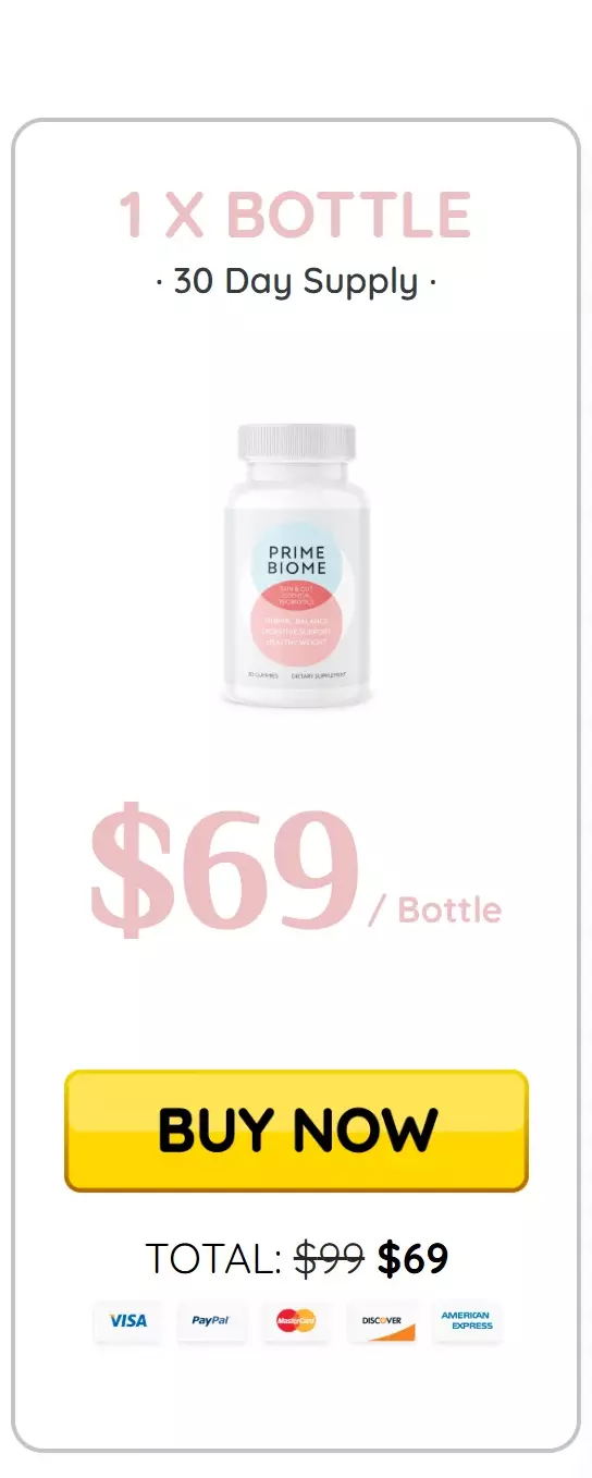 PrimeBiome - 1 Bottle Price
